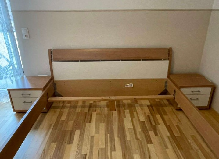 Manželská posteľ + nočné stolíky - 2