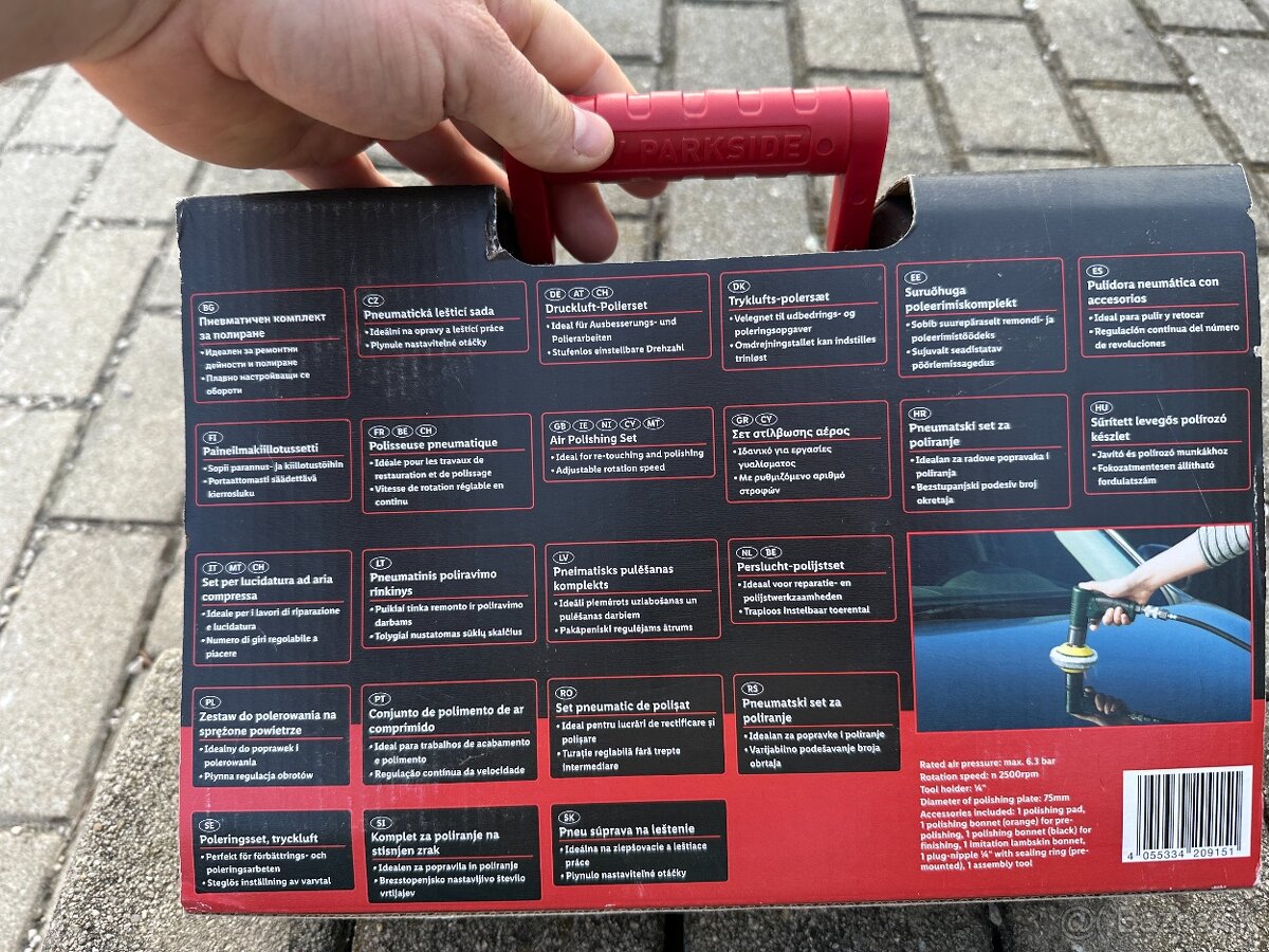 PARKSIDE Preumatická súprava na leštenie PDAP 75 A1 - 2