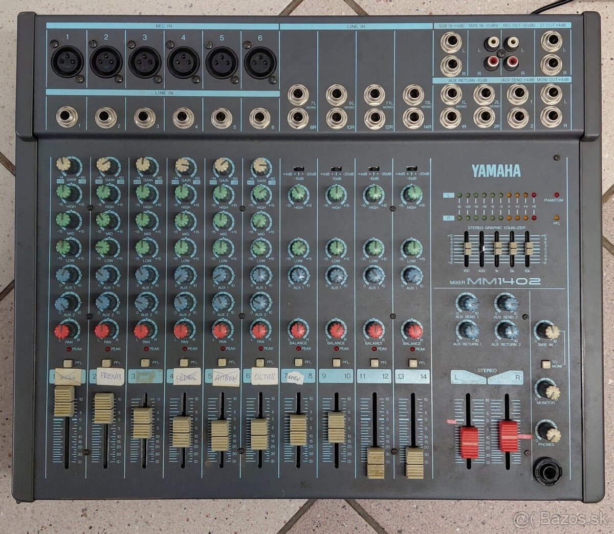 Predám staršie analógové Mixpulty - 2