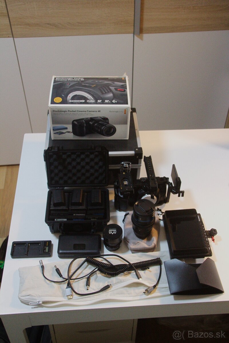 BMPCC4K + full kit a 2 objektívy - 2