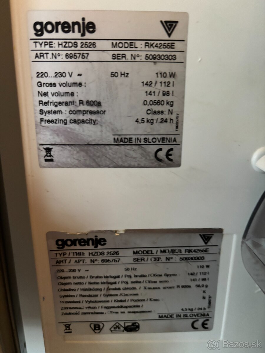 Chladnička Gorenje - 2