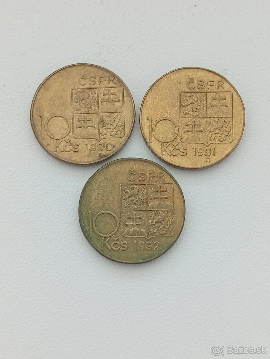 Mince 10 Kčs - 2