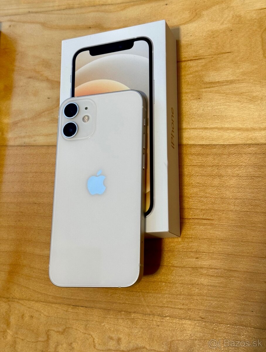 iPhone 12 Mini Bílá BATERIE 100% TOP - 2