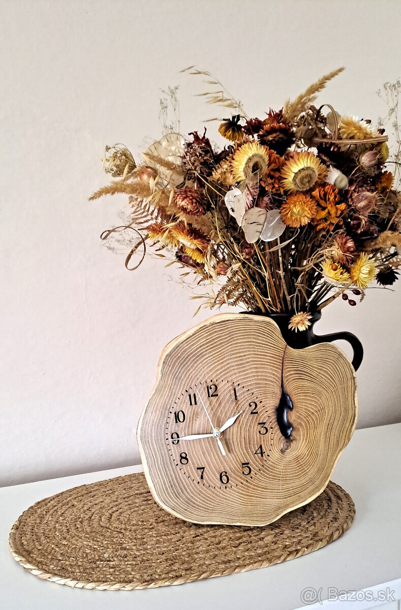 Drevené nástenné hodiny - 2