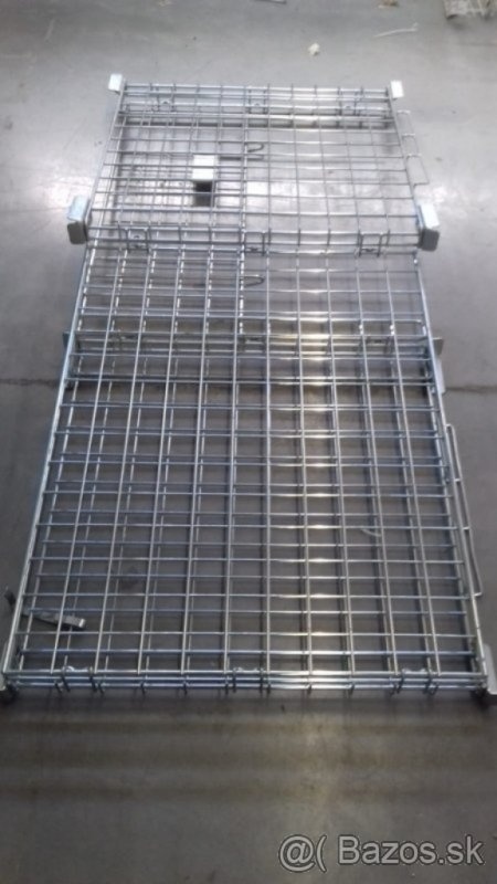 Paletový kôš-nasadzovací rám na EURO-palety 120x80x90cm - 2
