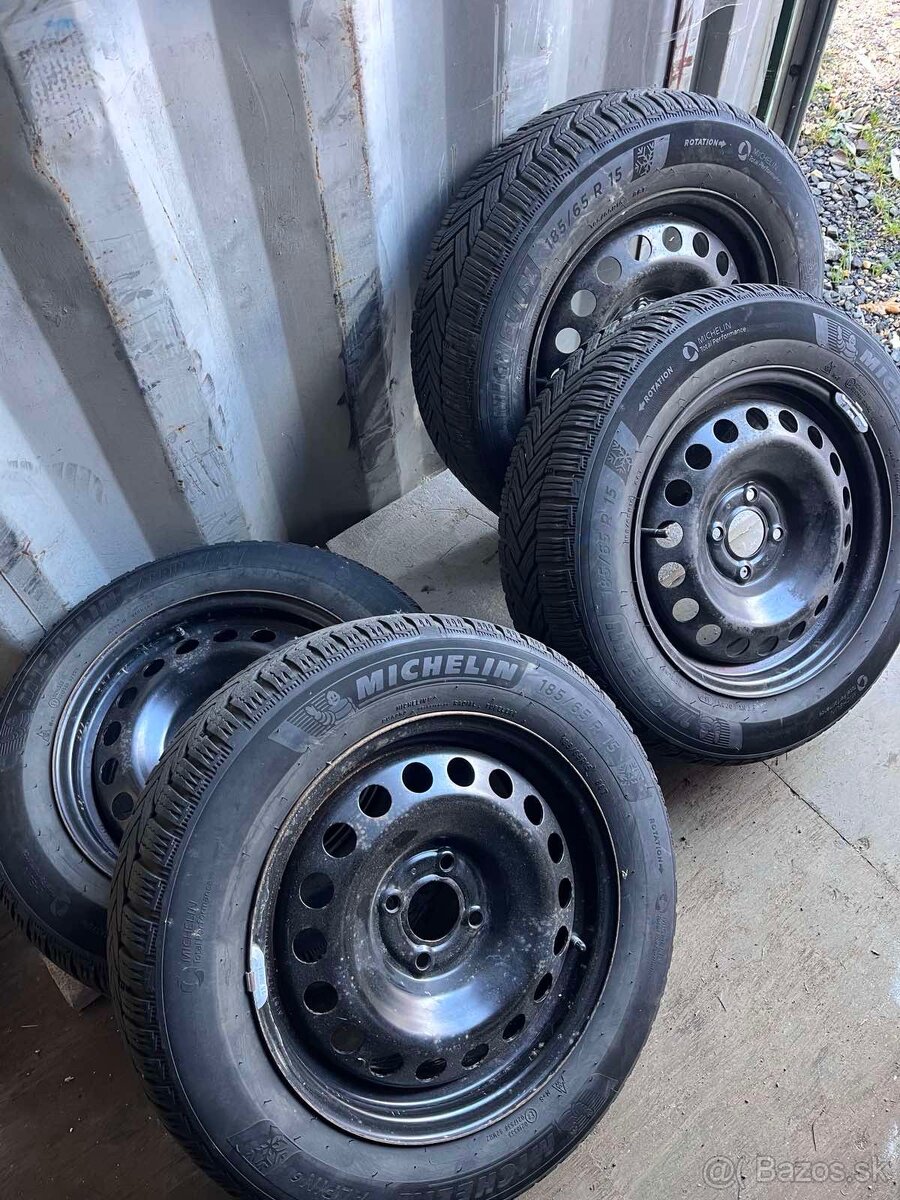 Predám zimné pneumatiky Michelin na diskoch - 2