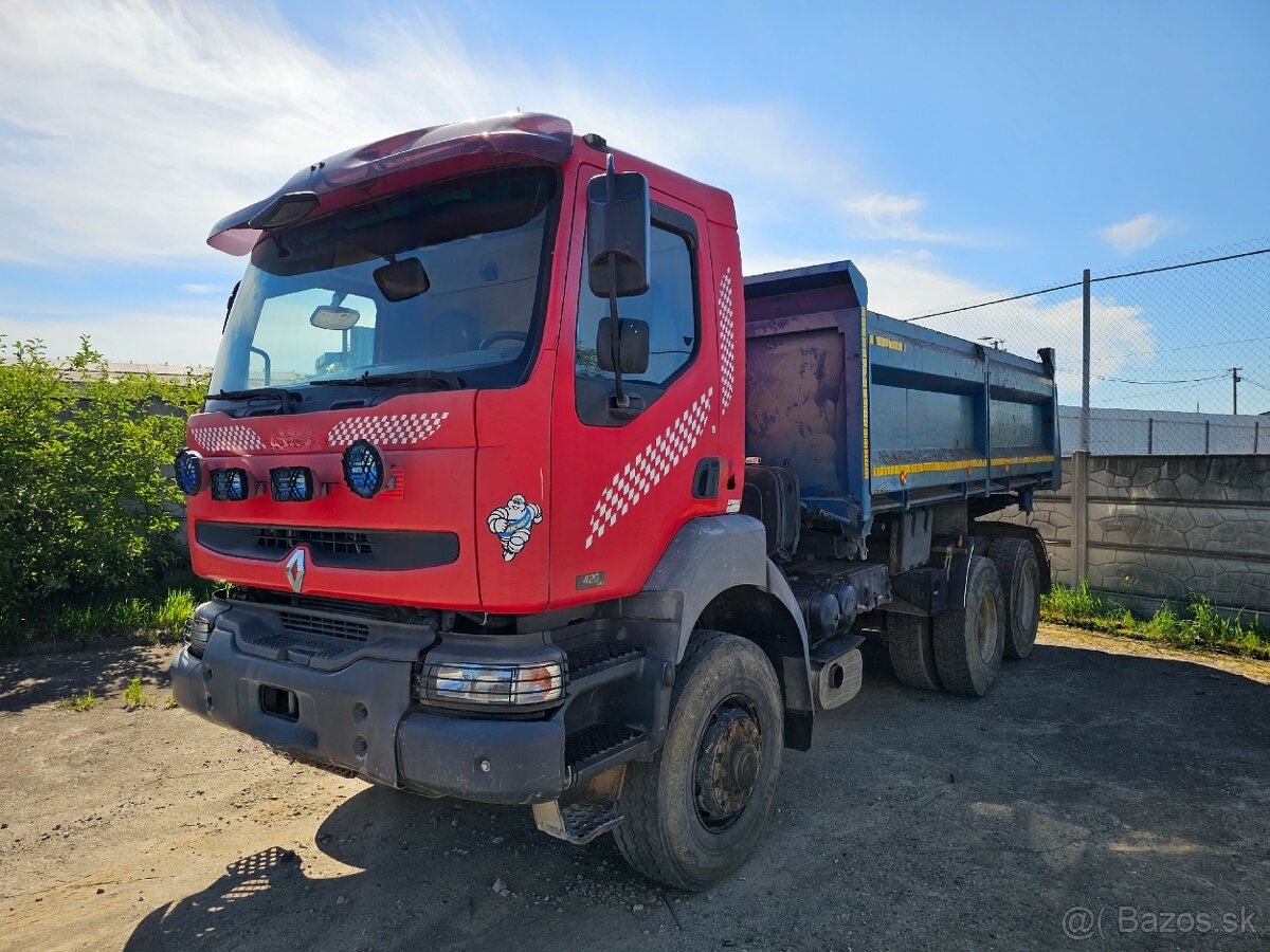 PREDÁM Renault Kerax 420 dCi 6x6 - sklápač - 2