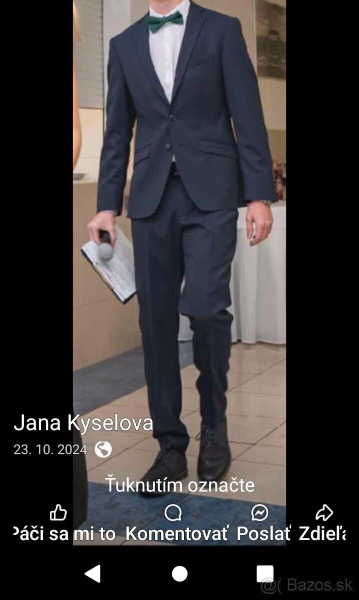 Pánsky slim oblek - 2