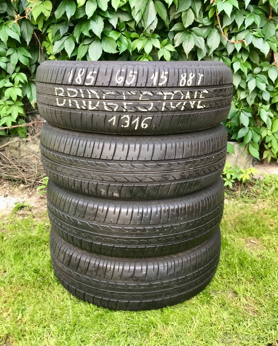 185/65 r15 letné Bridgestone 4 ks - 2