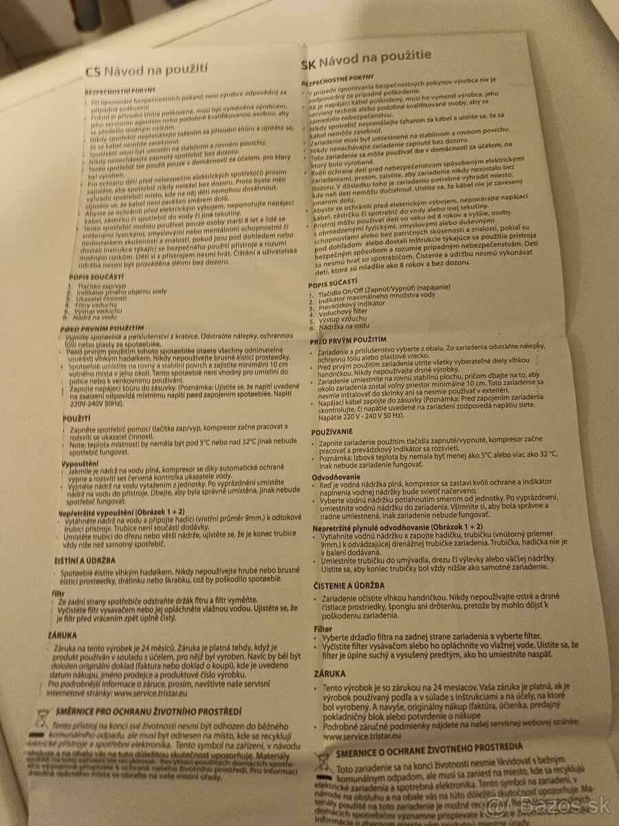 Odvlhcovac vzduchu - 2