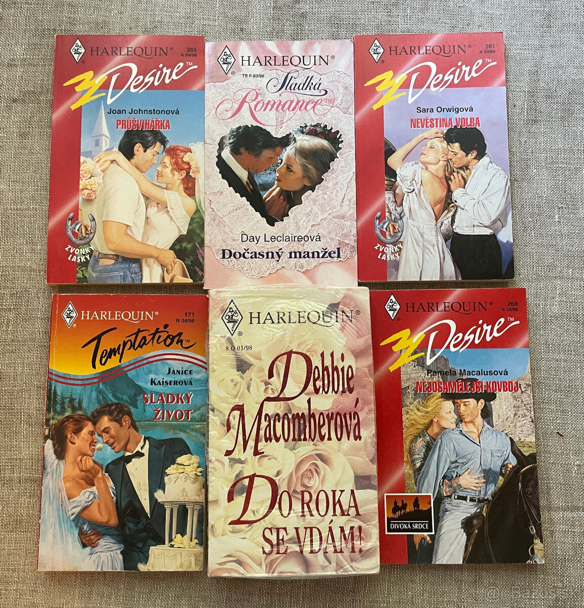 Predám knihy z edície HARLEQUIN - 2