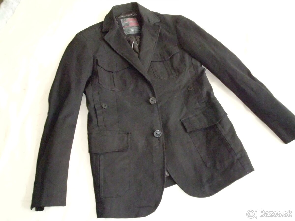 Piazza Italia nový pánsky sakový kabátik zateplený M - 2