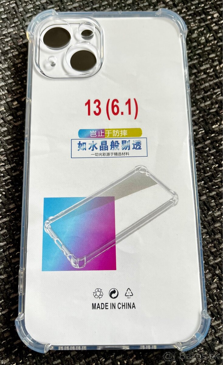 Kryt na iPhone 13 transparentný - 2