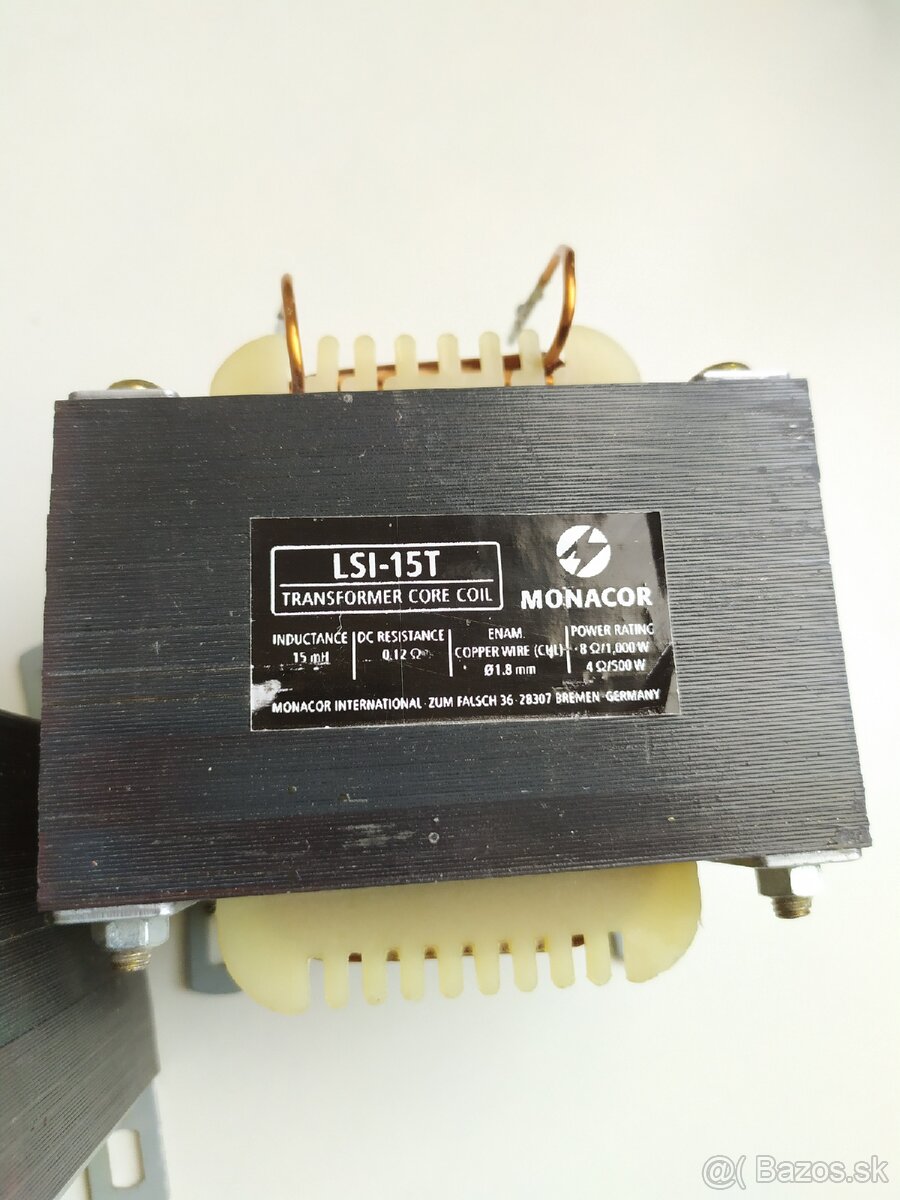 Monacor LSI-15T ,cievka s transformatorovym jadrom - 2