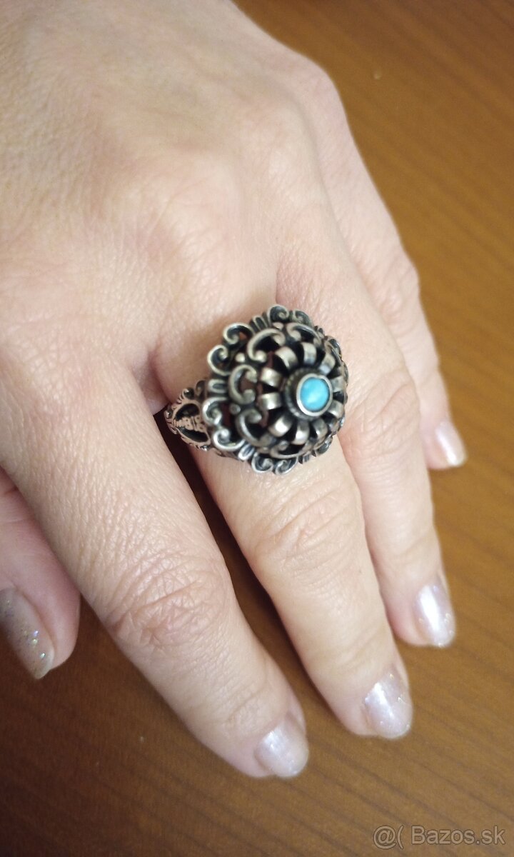 Starožitný filigránsky prsteň - 2