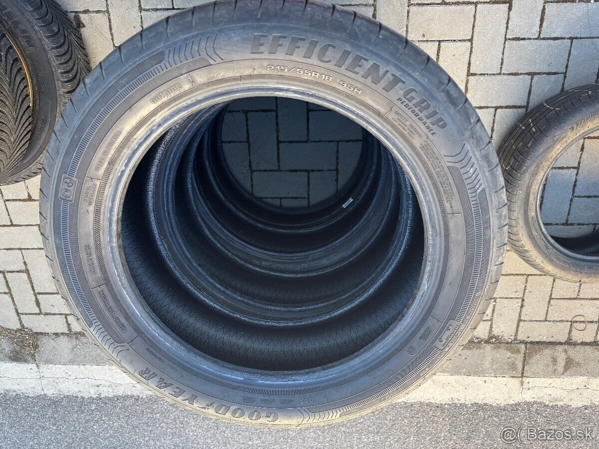 Letné pneumatiky 215/55 R18 Goodyear 4ks - 2