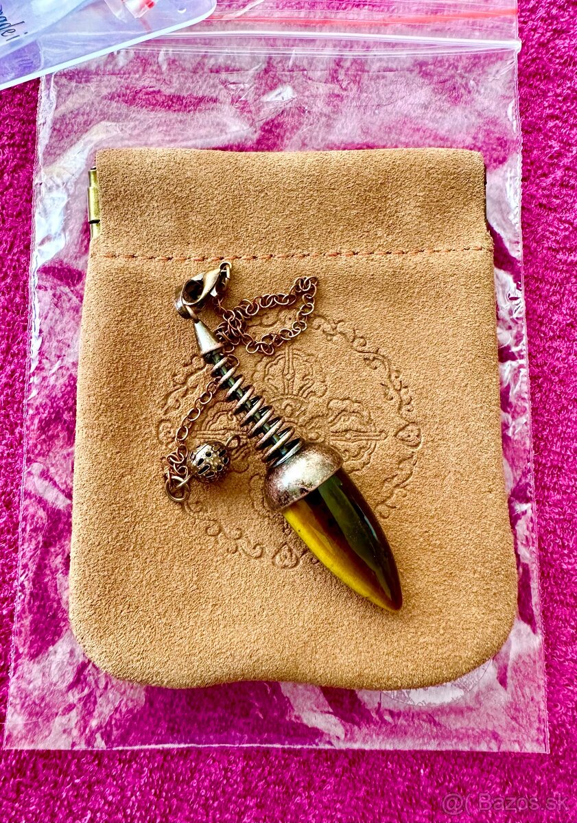 Nové kyvadlo + kožené vrecko - 2