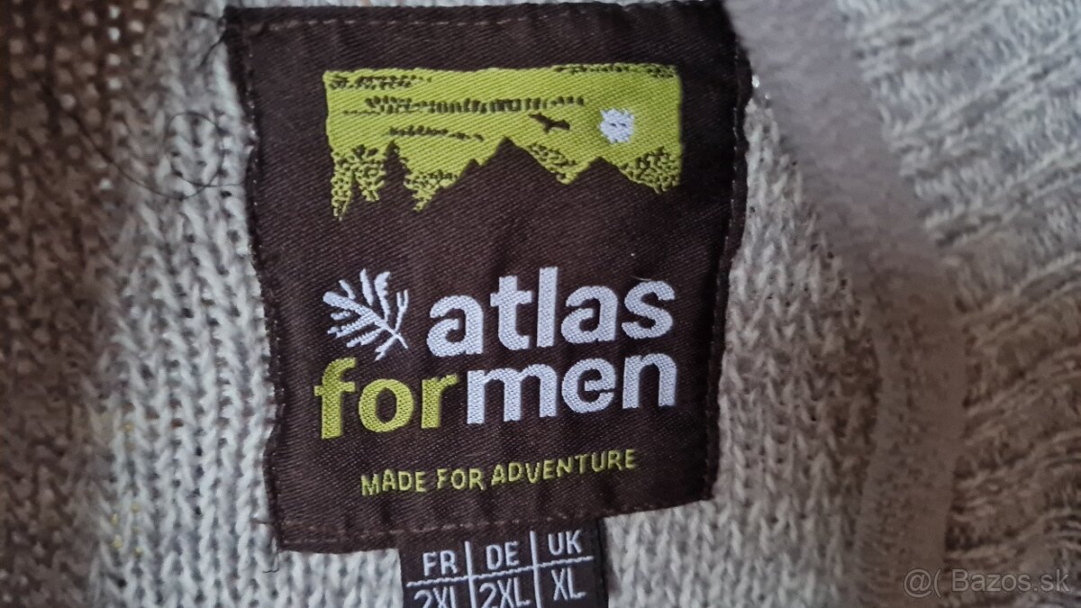 Pánsky sveter so zipsom - XXL - 2