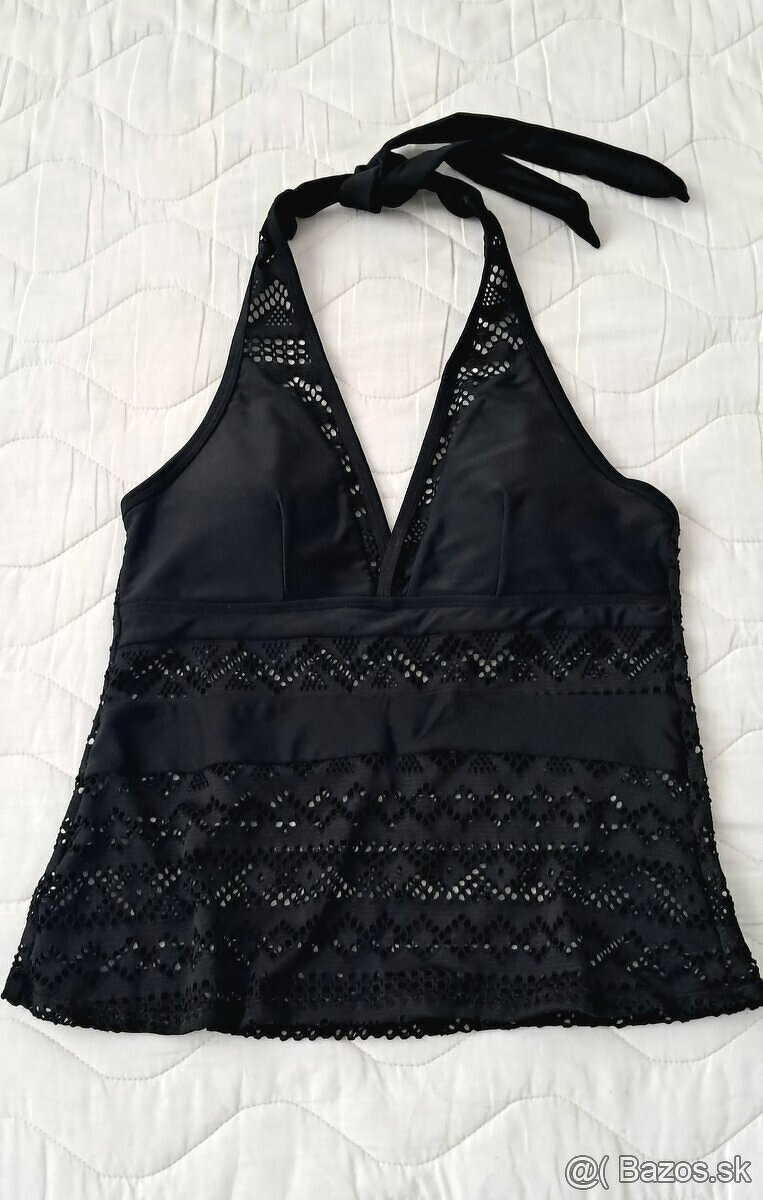 Plavky dvojdielne čierne M - 2