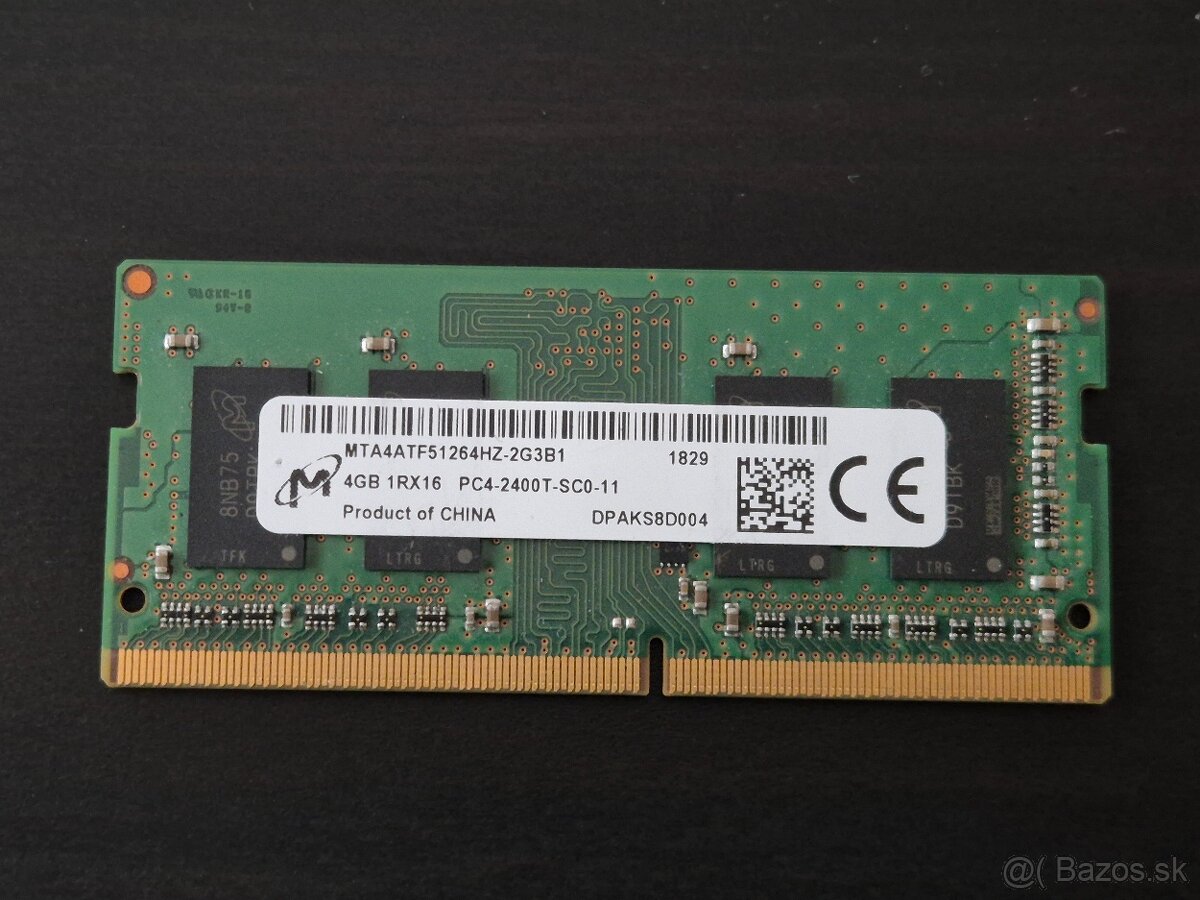 RAM DDR4 - 4GB (Crucial / Micron) - 2