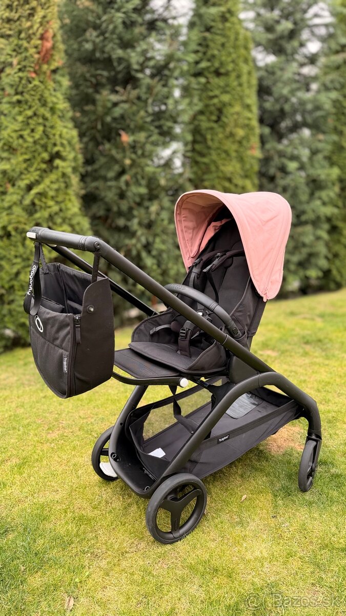 Bugaboo dragonfly s ružovou strechou - 2