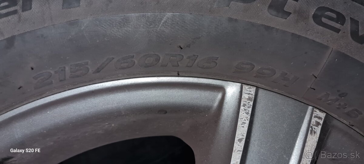 predám komplet zimnú sadu disky s pneu - 2