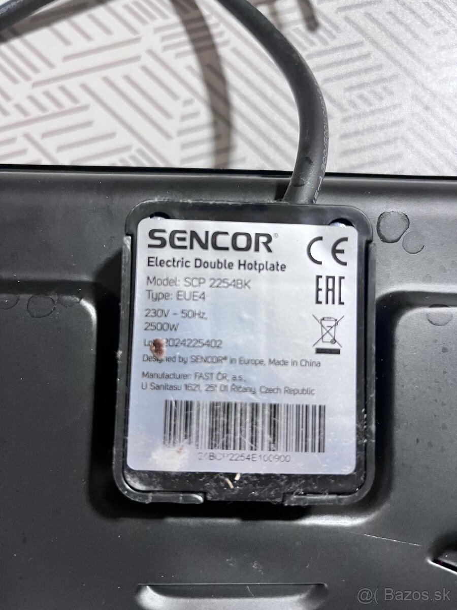 Dvojplatnica sencor - 2