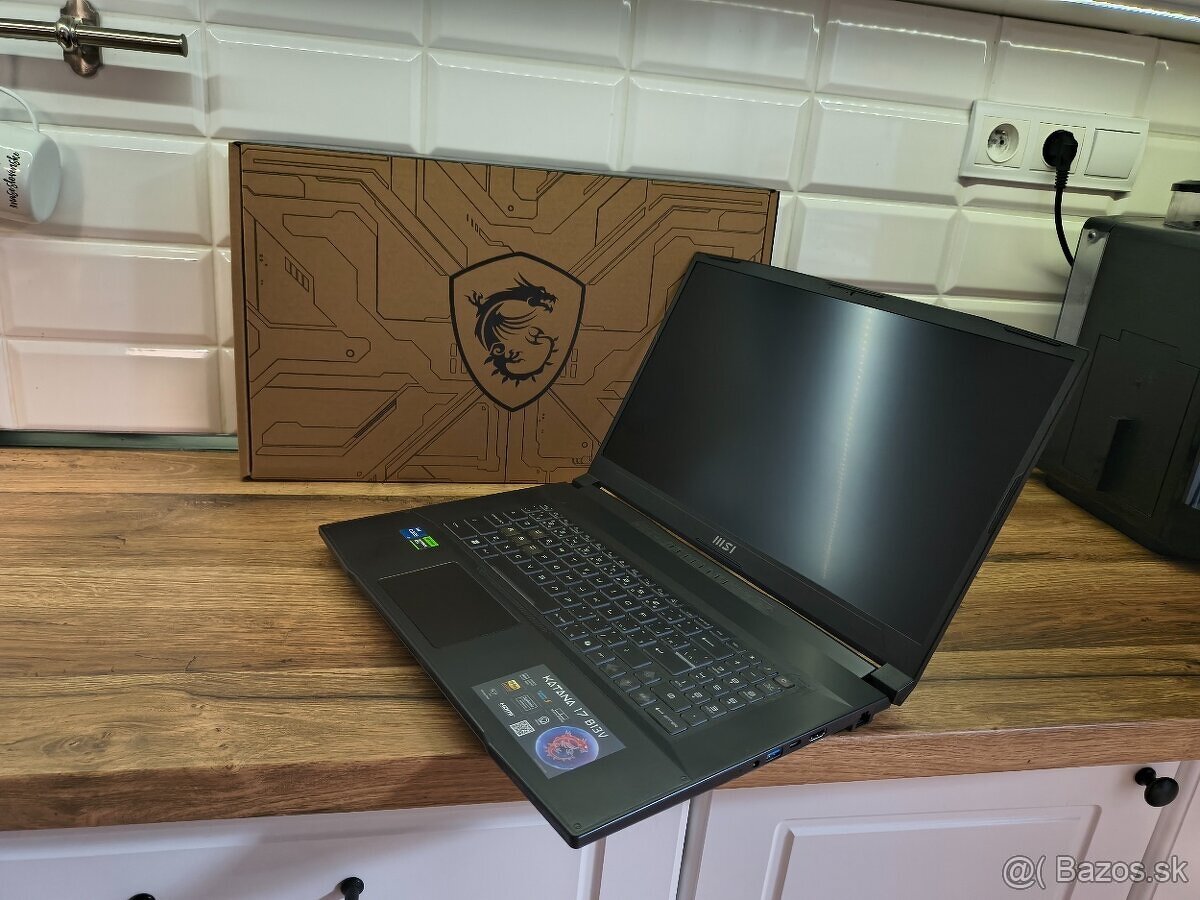 Predám notebook MSI KATANA 17 palcov, rtx 4070, zaruka - 2