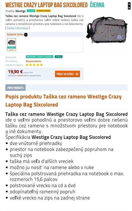 kapsa do školy i na notebook - 2