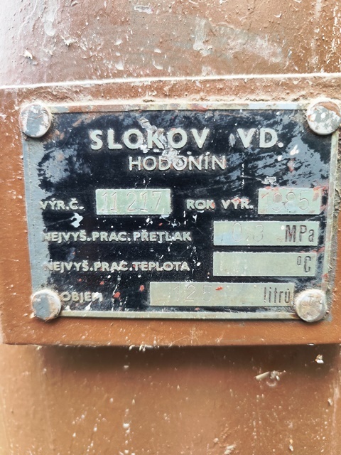 Tlaková nádoba 125l. - 2
