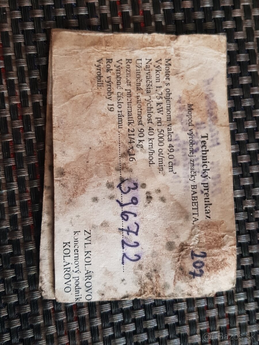 Predám babetu - 2