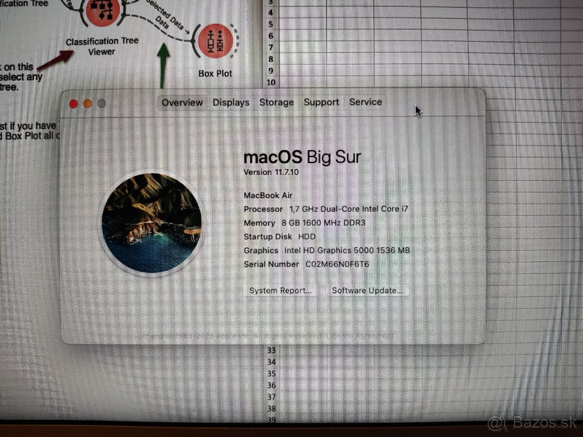 Predám Apple MacBook Air 2013 Intel i7 8GB + HUB Belkin - 2