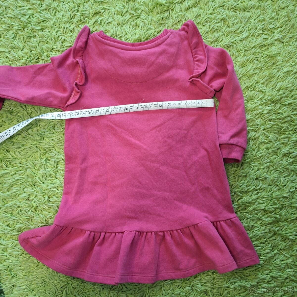 Zateplené dievčenské šaty F and F, 3 - 4 r. - 2