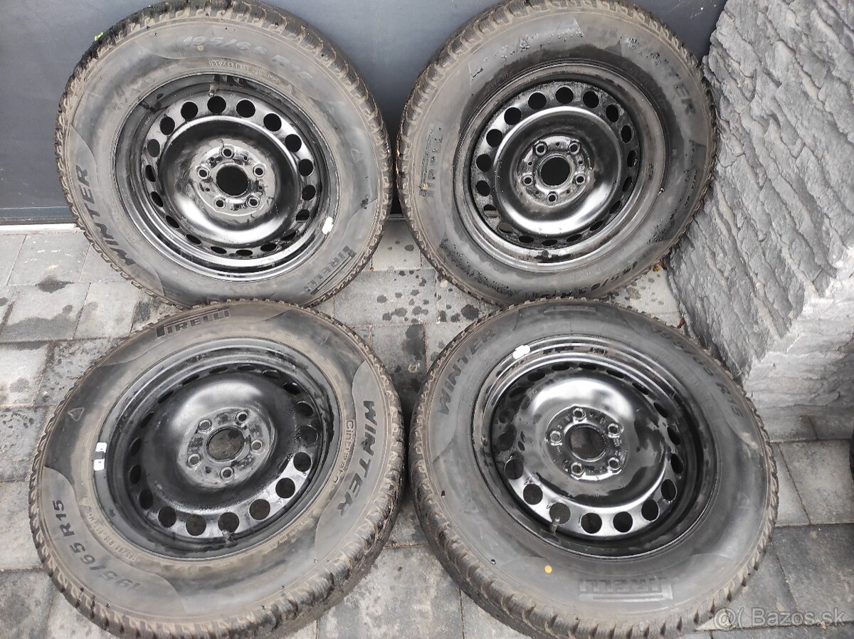 Zimná sada 15" 5x112 195/65 R15 Škoda, VW, Seat, Audi - 2