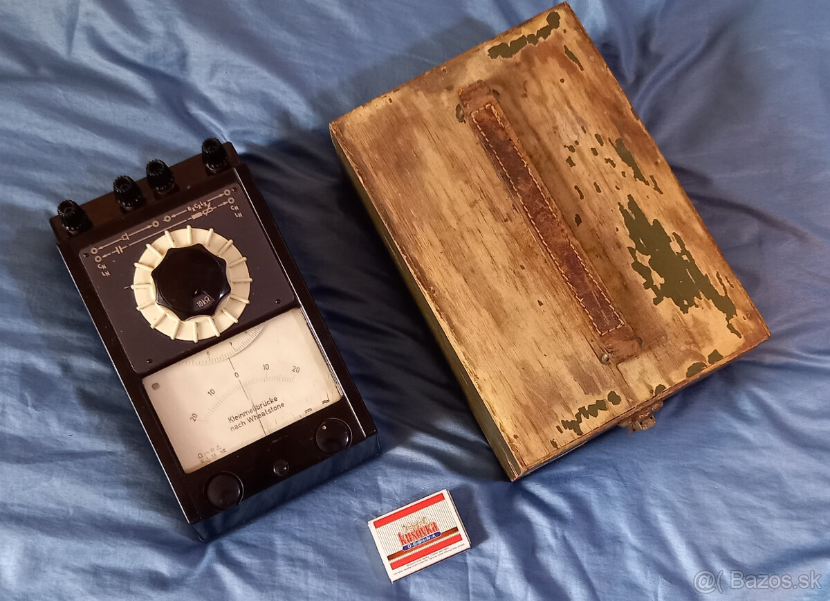 Predám RLC merač VEB DDR a zadarmo záťažový Voltmeter - 2