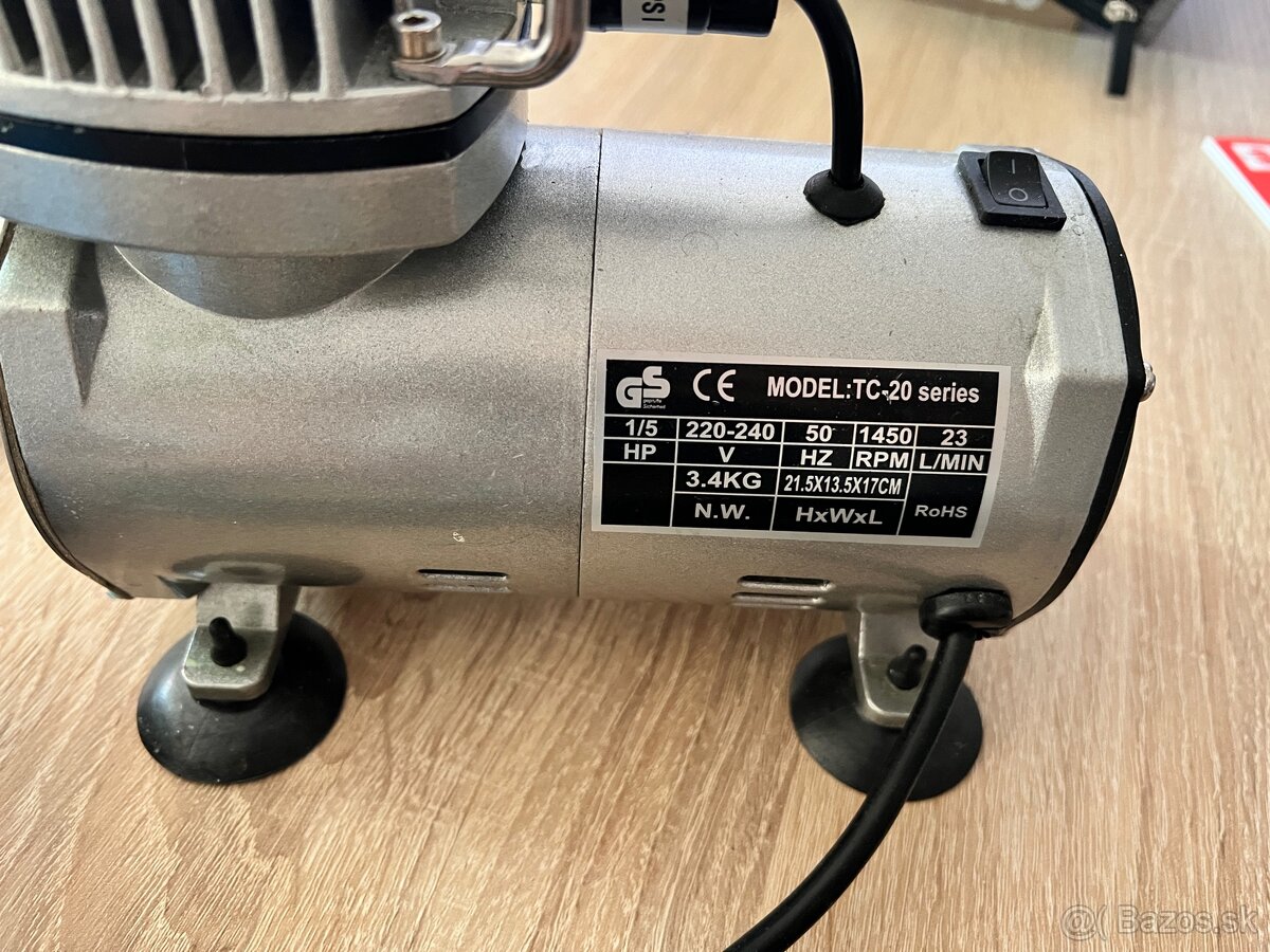 Airbrush set – kompresor TC-20 + príslušenstvo - 2