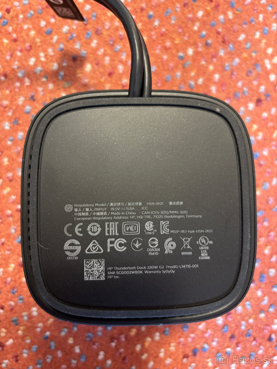 HP Thunderbolt Dock G2 230W - 2