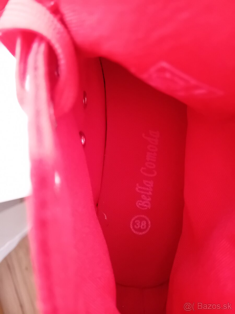 Tenisky členkové červené - 2