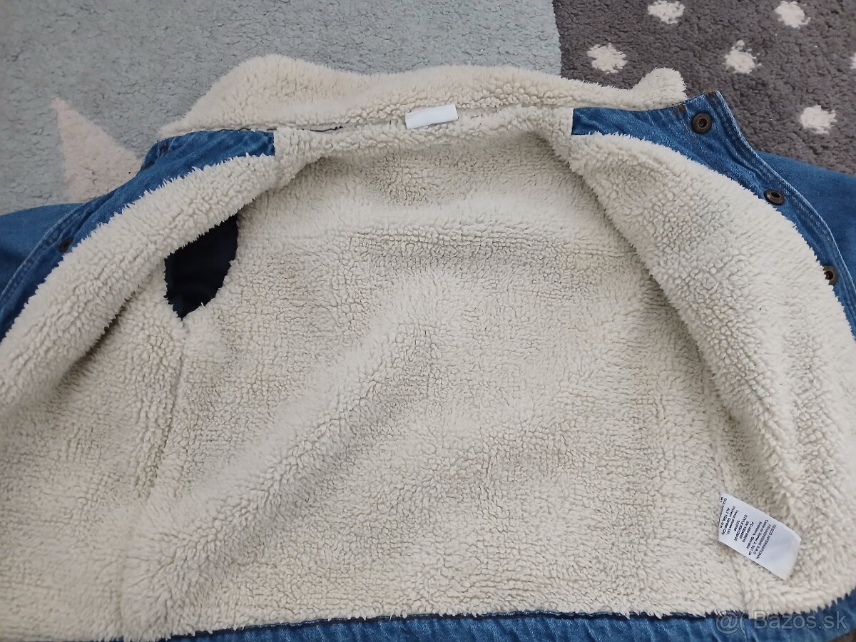 Zateplena riflova bunda 86 - 2