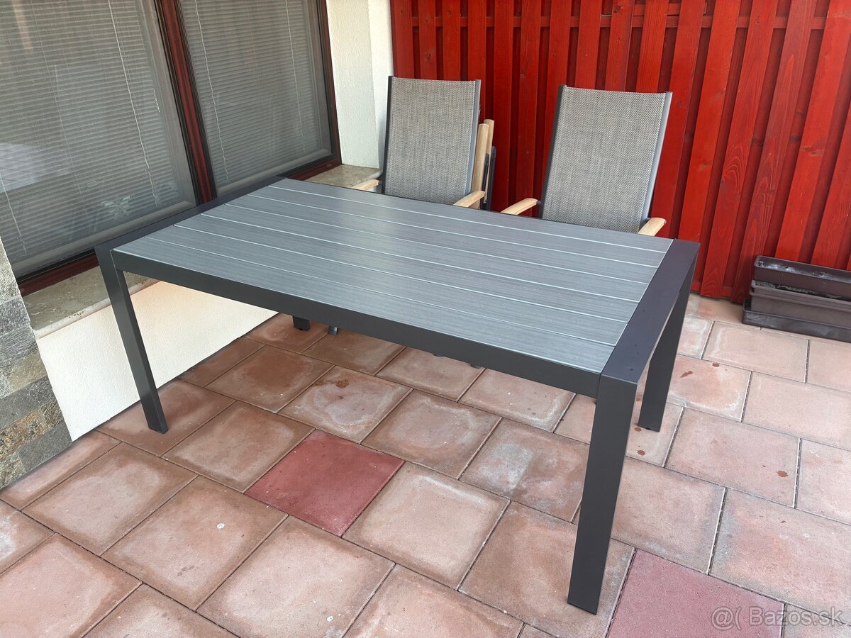 Hliníkový záhradný stôl 176x90 - 2