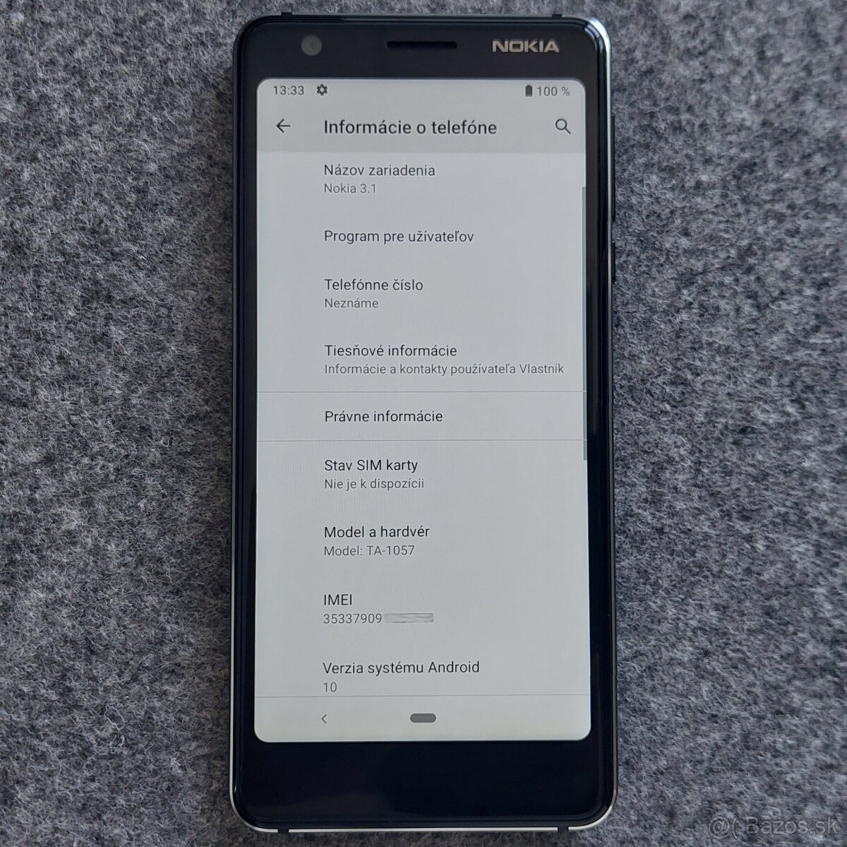 Nokia 3.1 - 2