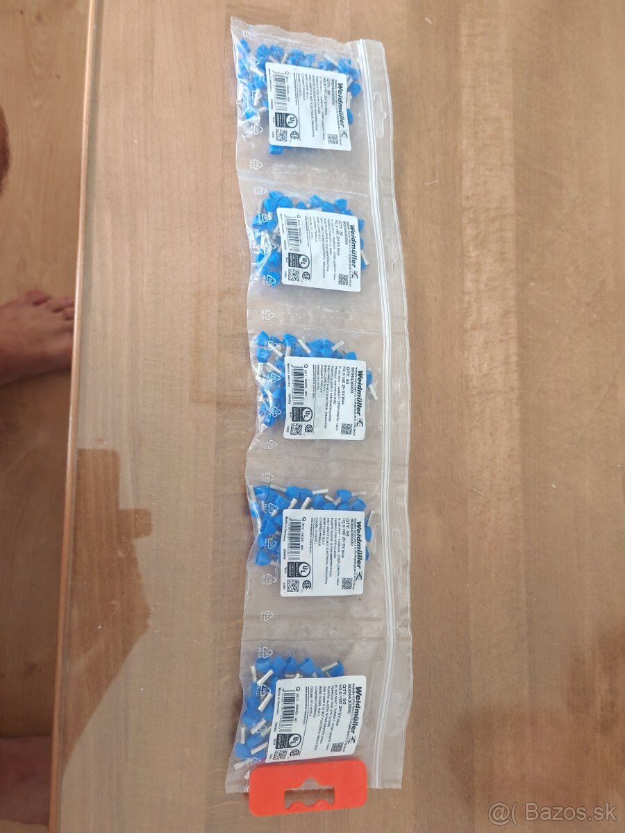 Dvojdutinky dvojité 2,5 Weidmuller - 2