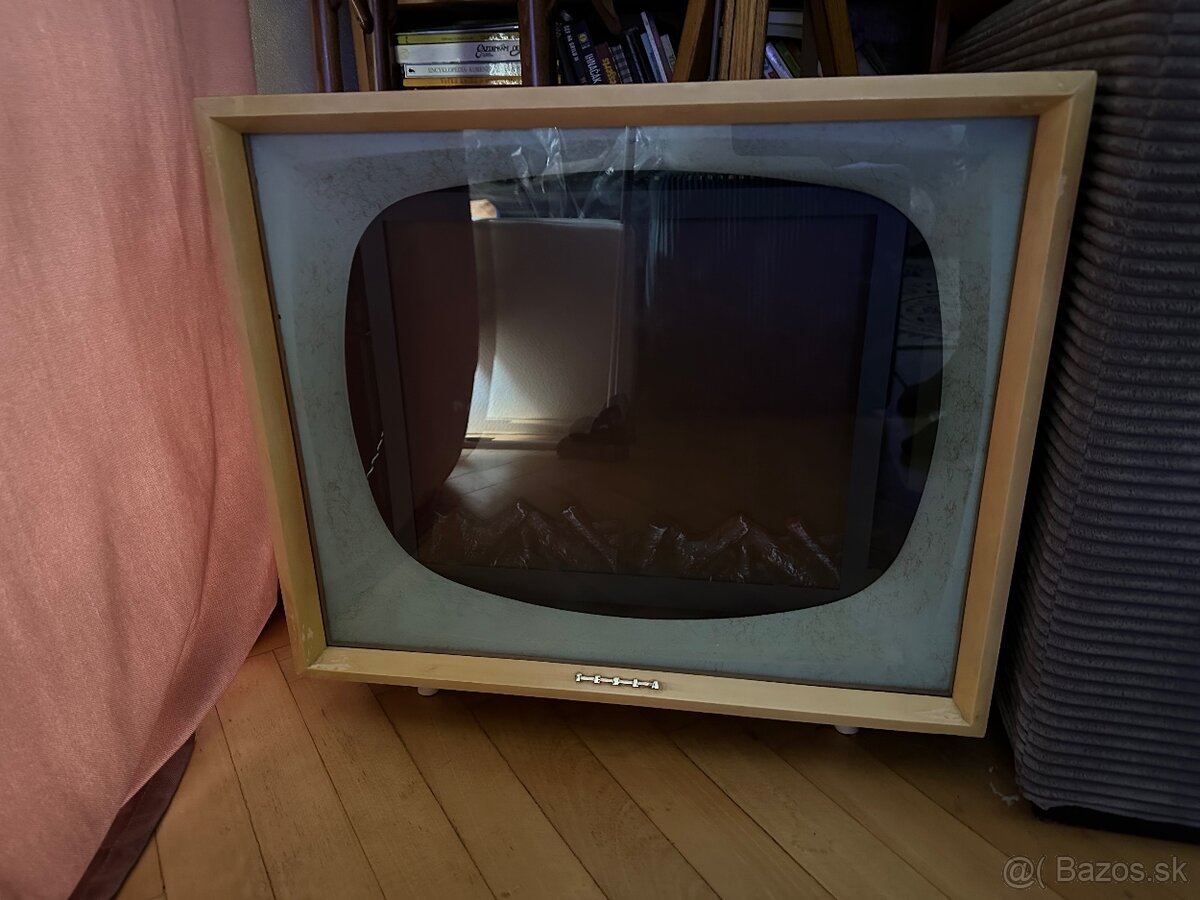Tesla televízor prerobený na el.krb - 2