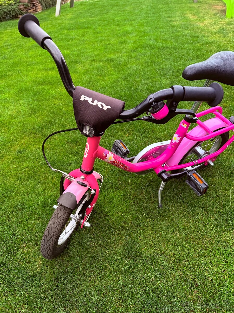 Detský bicykel Puky Steel 12 + pomocné kolieska - 2