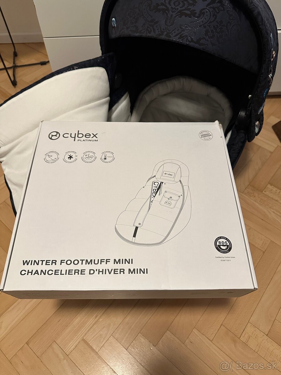 Fusak Cybex footmuff Mini Silver - 2