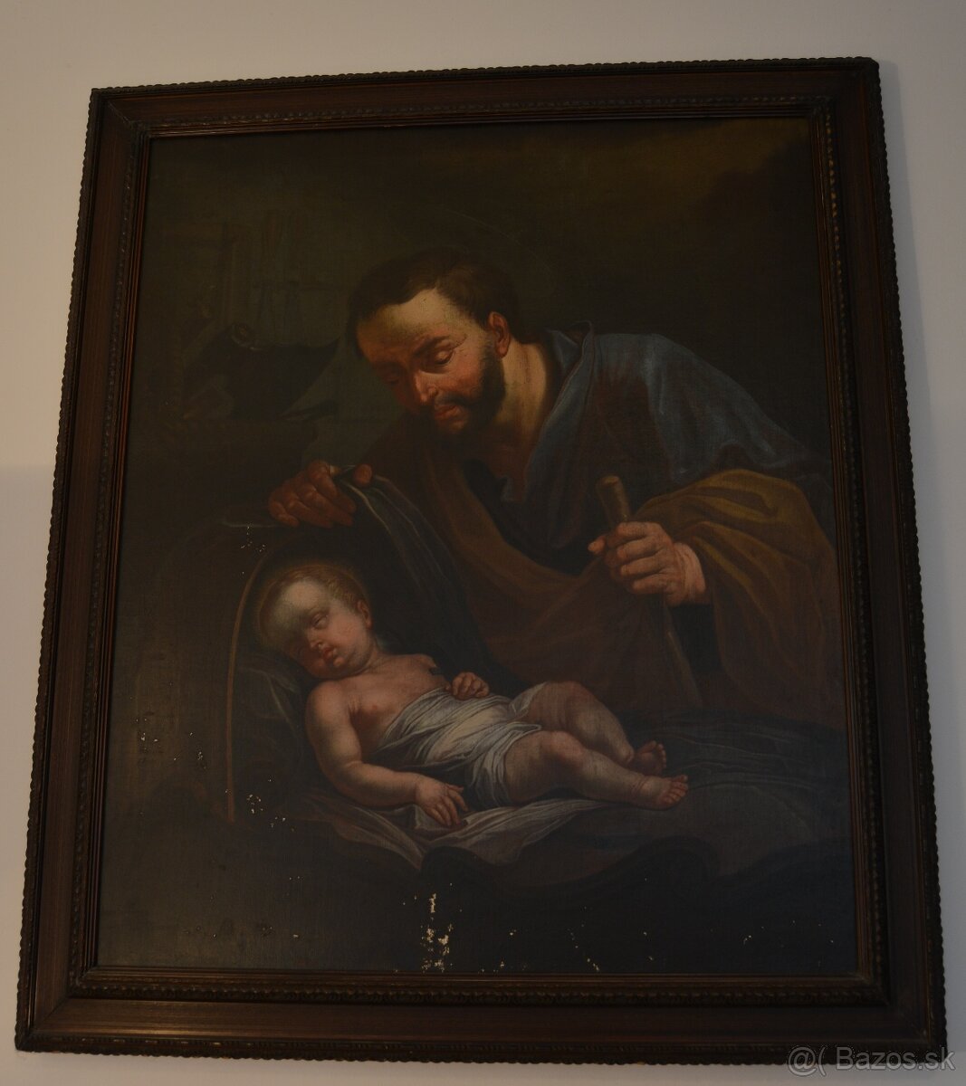 Obraz svätý Jozef s Ježiškom (18.-19. storočie) - 2