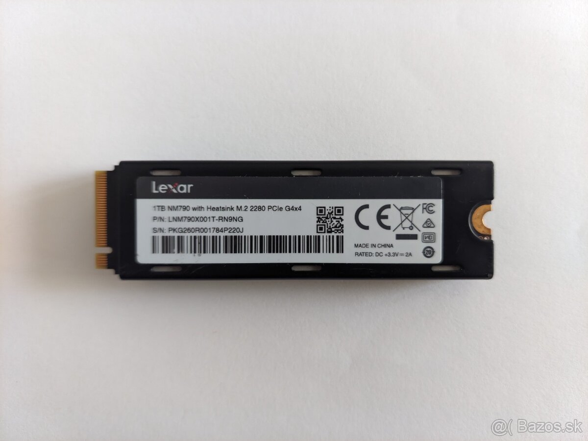 Lexar NM790 1TB Heatsink, M.2 2280, NVMe - 2