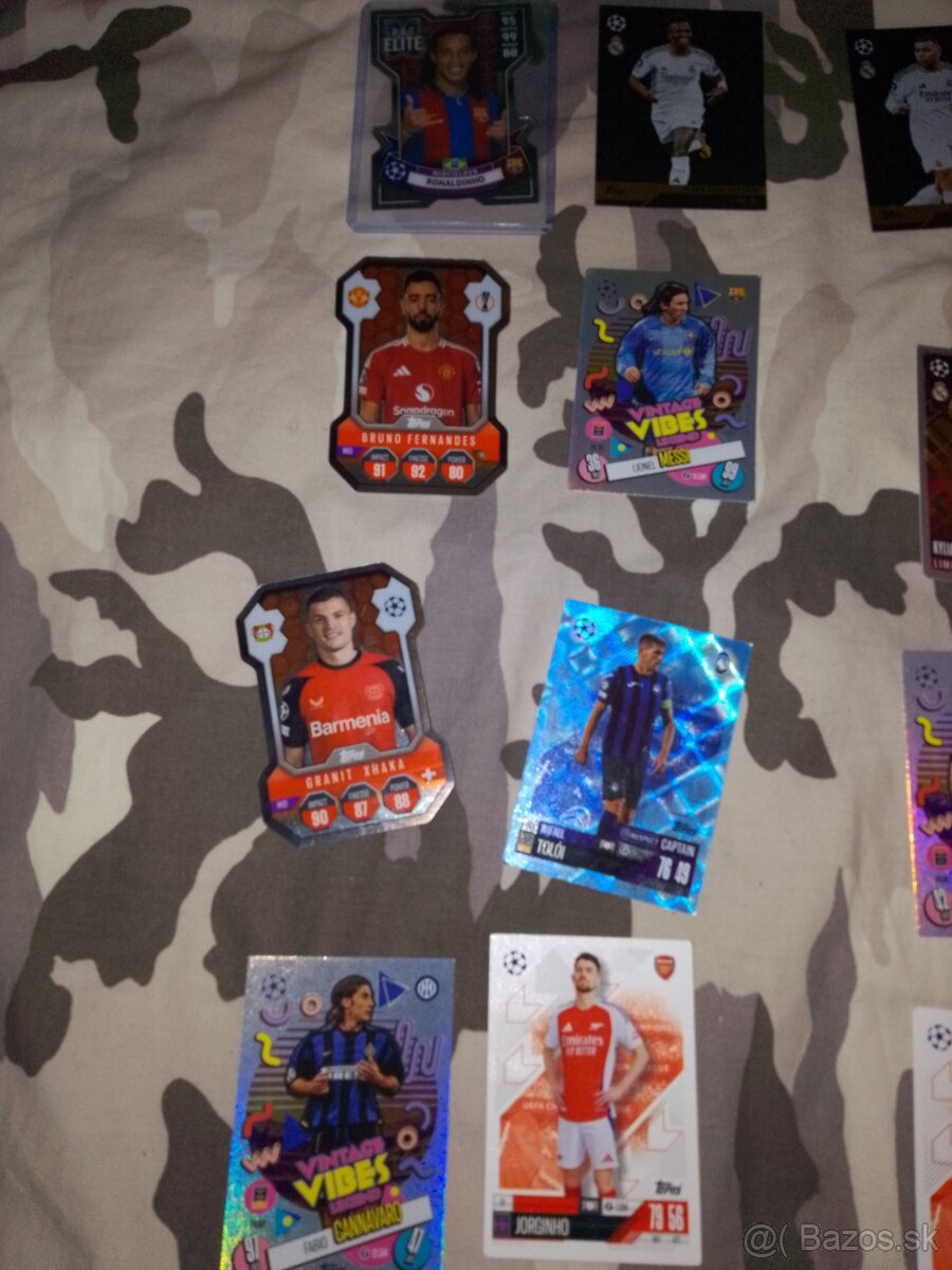 Zbierka kartičiek match attax - 2