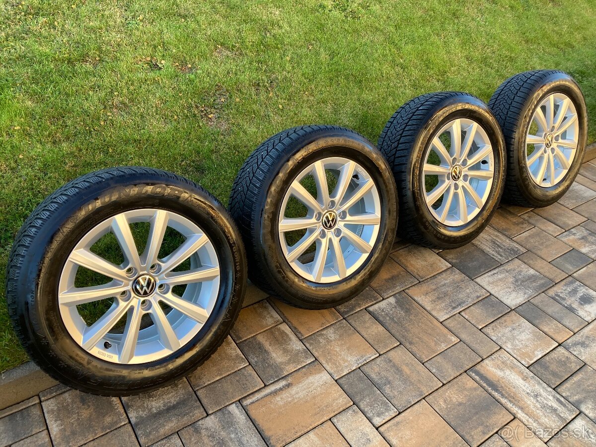 Zimná sada org VW MERANO 5x112 6,5J ET42 215/60 R16 - 2