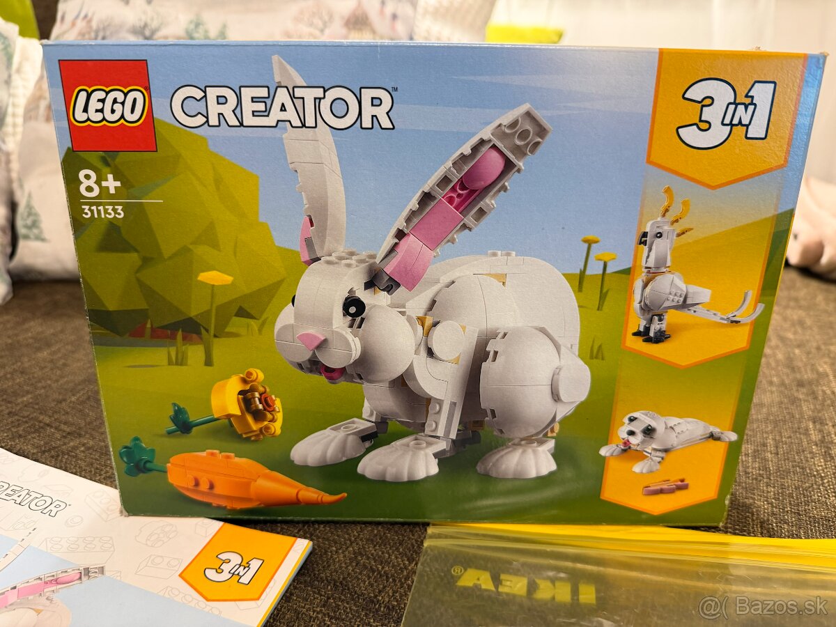 LEGO Creator 3v1 31133 Biely králik - 2